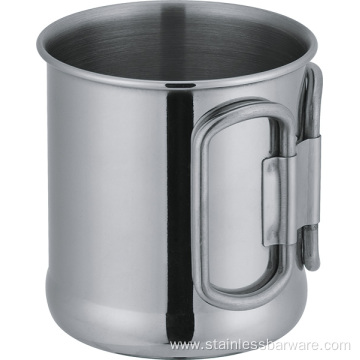 10oz Stainless Steel Camping Cup with Handle